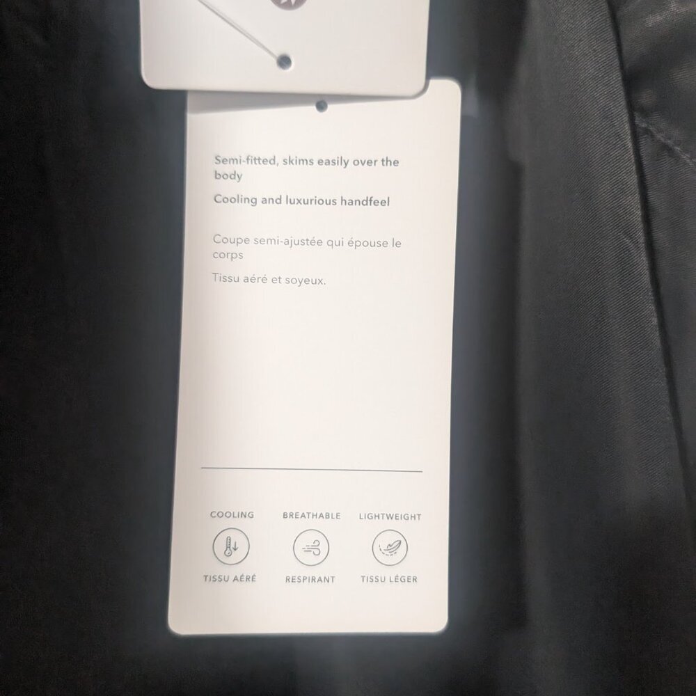 Athleta Black Satin Wide-Leg Slip Jumpsuit Pajama - Picture 7 of 16